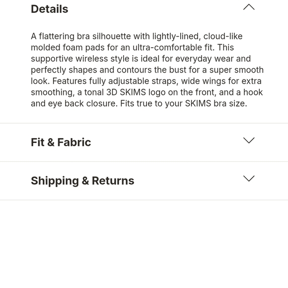 NWT SKIMS Wireless Form T-shirt Bra Size 34A - $50 Retail - Picture 8 of 8